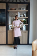 Prada Blush Pink Jacquard Shift Dress