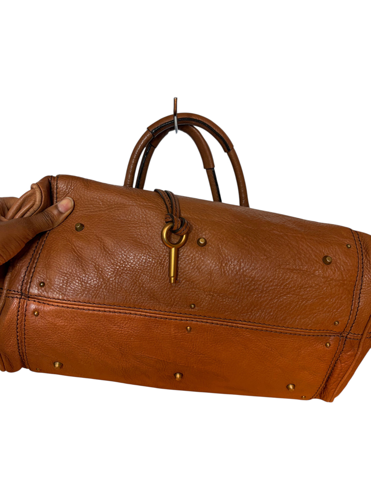 Chloé Paddington Leather Satchel – Tan