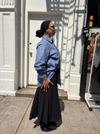 Black Jersey Skirt