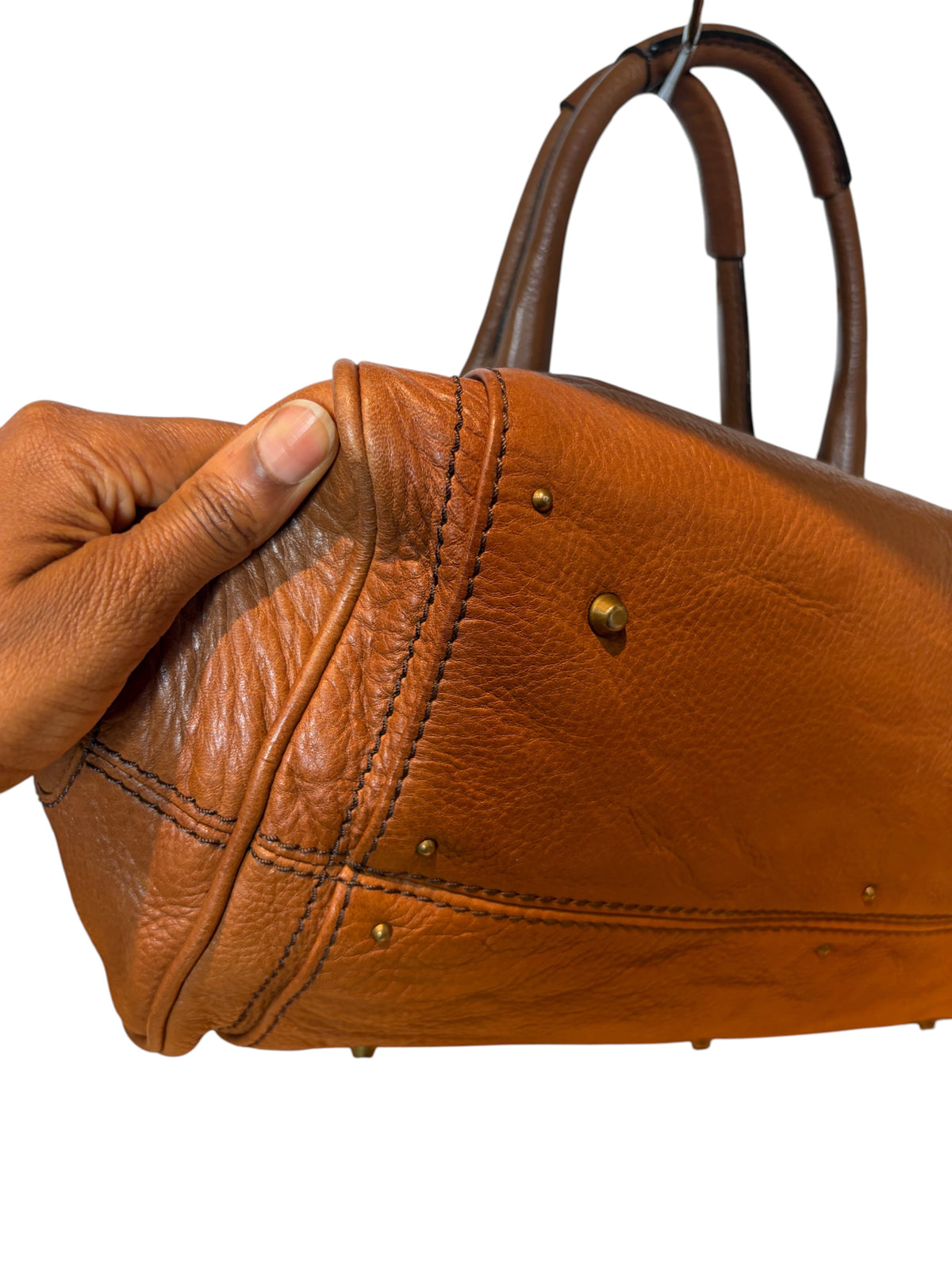 Chloé Paddington Leather Satchel – Tan