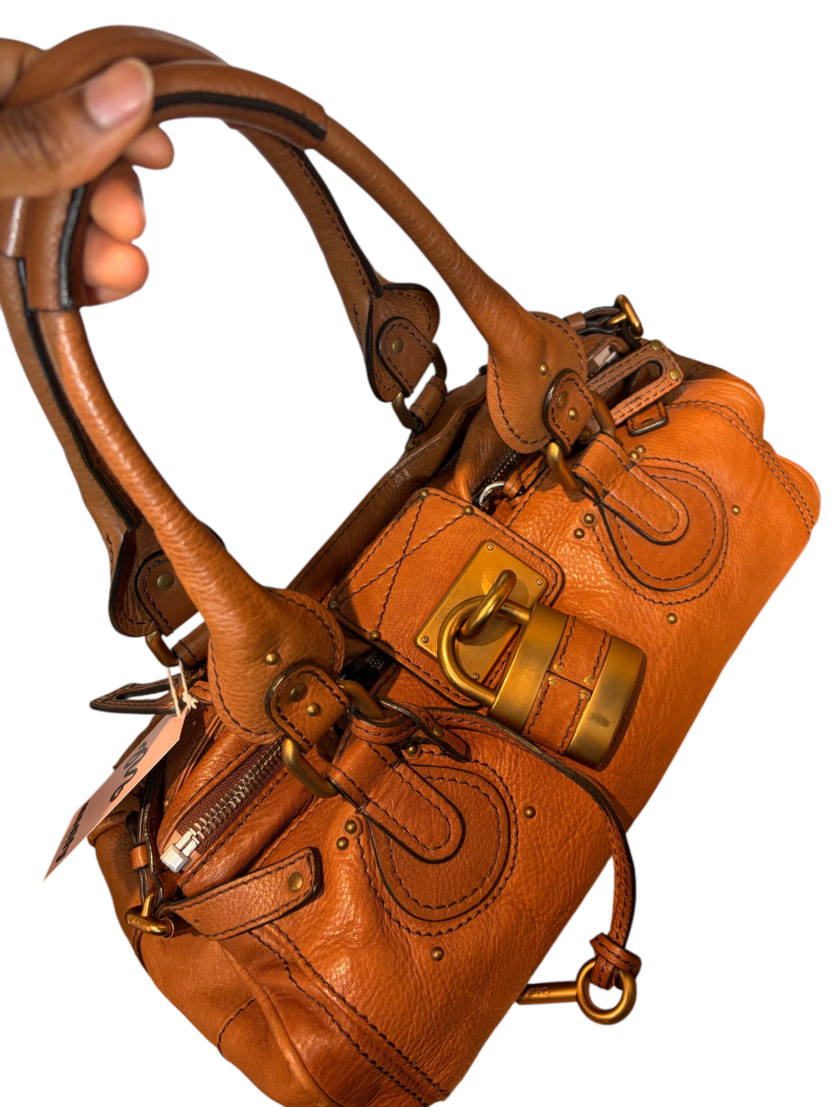 Chloé Paddington Leather Satchel – Tan