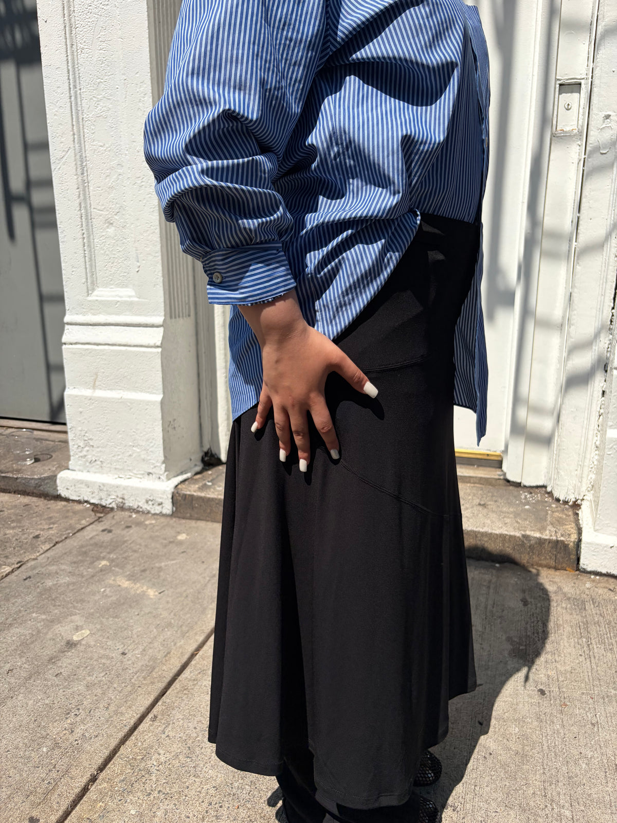 Black Jersey Skirt