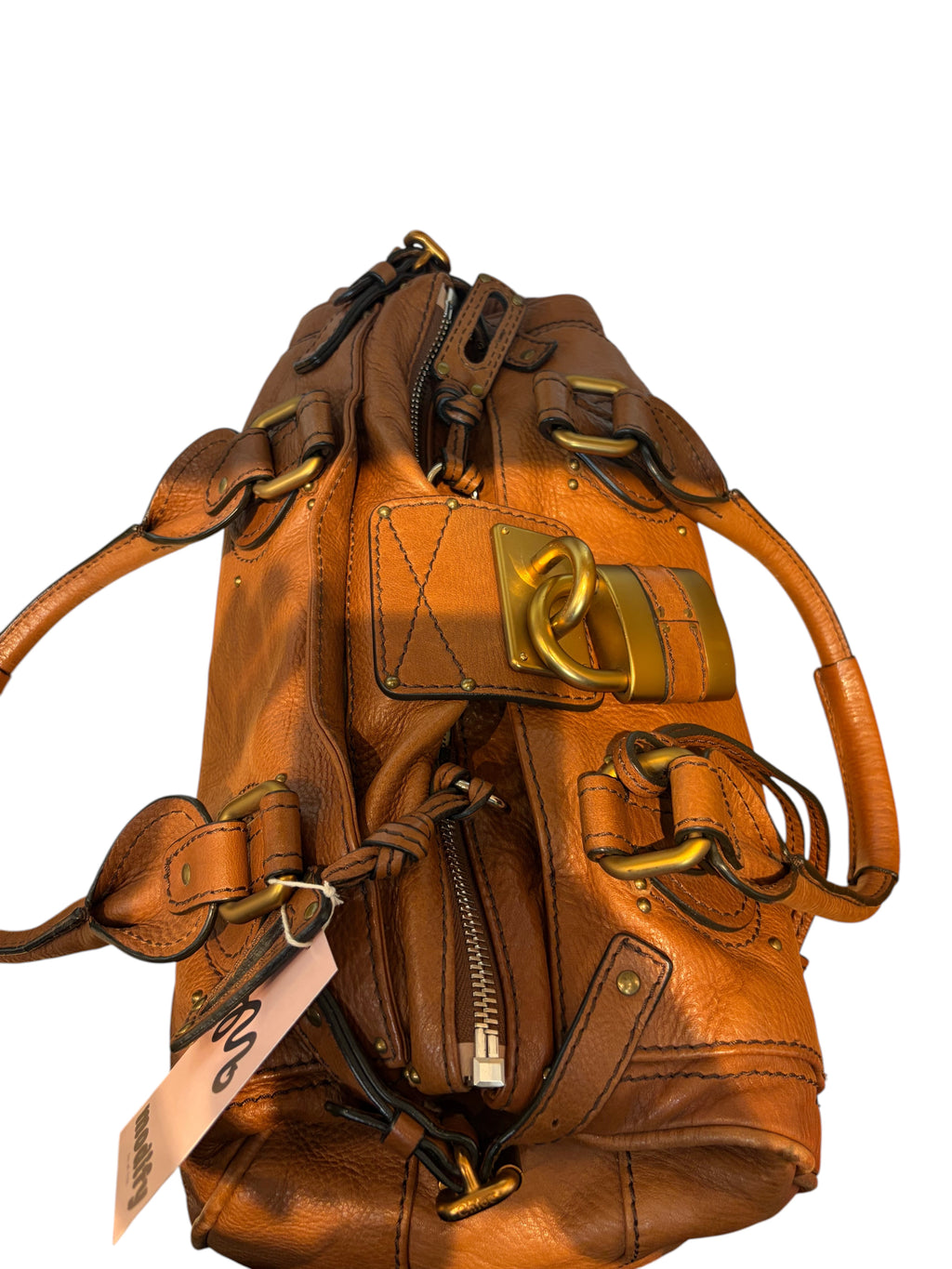 Chloé Paddington Leather Satchel – Tan