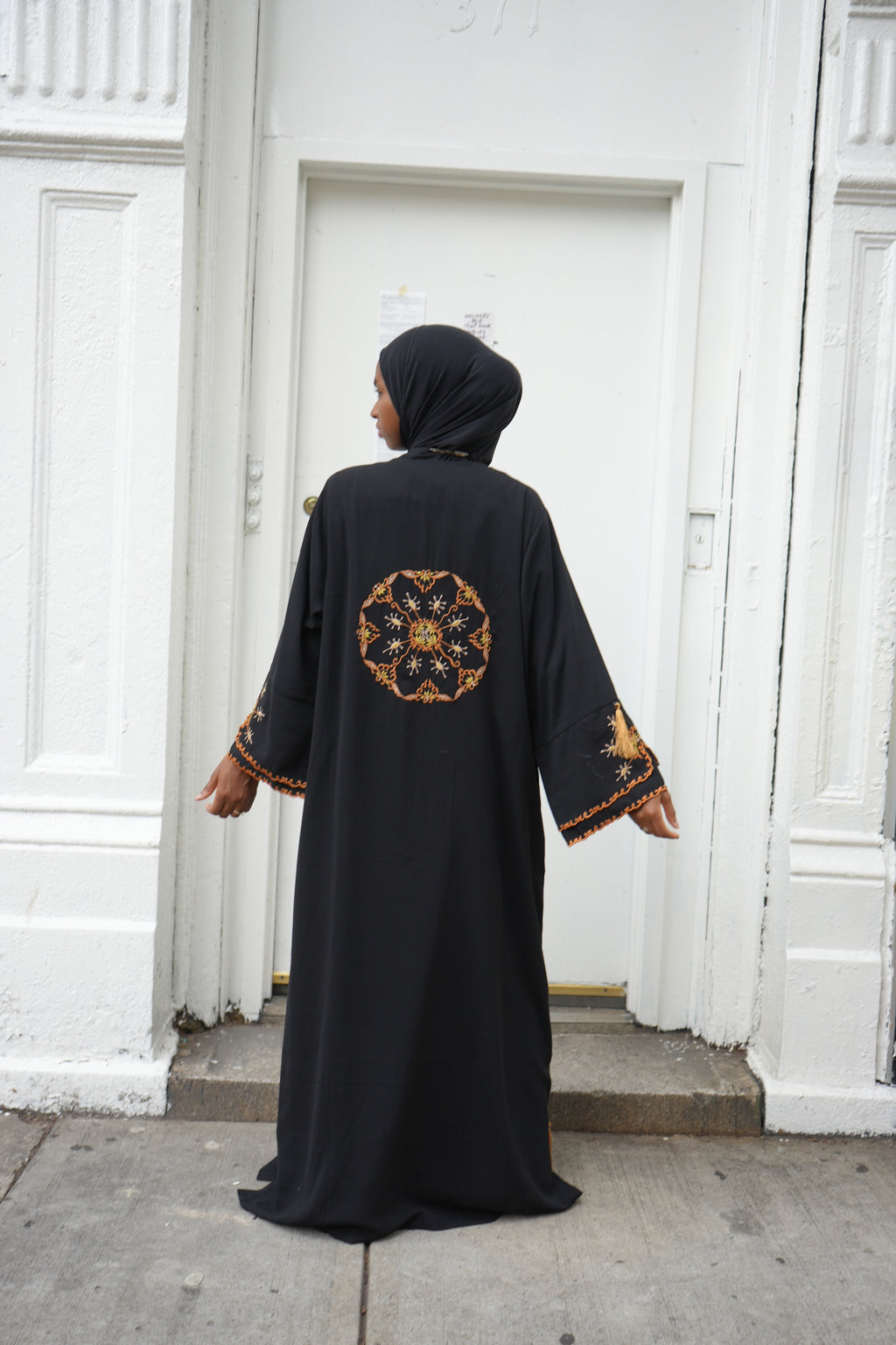 Indonesian Abaya - DD-Ikhlas Tasseled Abaya