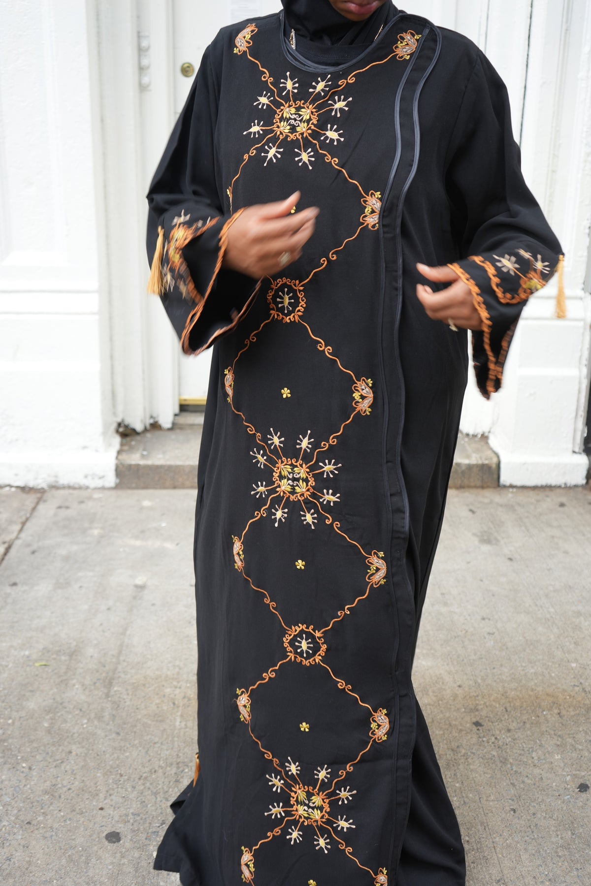Indonesian Abaya - DD-Ikhlas Tasseled Abaya