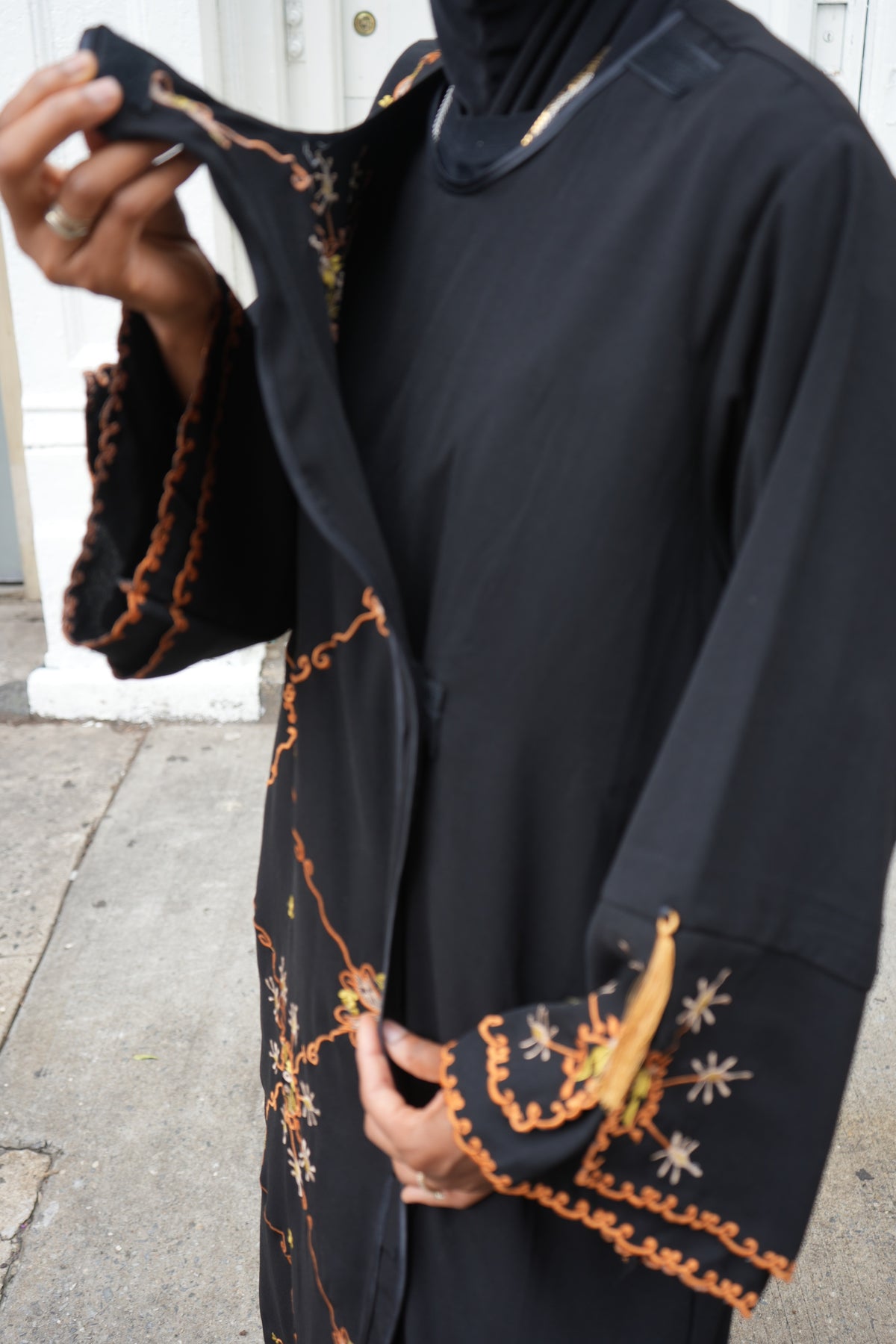 Indonesian Abaya - DD-Ikhlas Tasseled Abaya