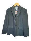 Style & Co. Petite Black Two-Button Tailored Blazer