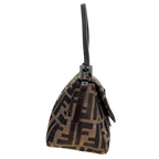 FENDI Mini Mamma Baguette Brown Zucca Canvas Hand Bag