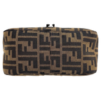FENDI Mini Mamma Baguette Brown Zucca Canvas Hand Bag