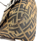 FENDI Mini Mamma Baguette Brown Zucca Canvas Hand Bag