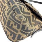 FENDI Mini Mamma Baguette Brown Zucca Canvas Hand Bag