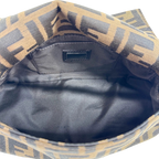 FENDI Mini Mamma Baguette Brown Zucca Canvas Hand Bag