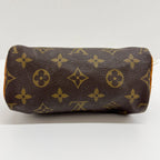 LOUIS VUITTON Mini Speedy Brown Monogram Canvas (Strap Included)
