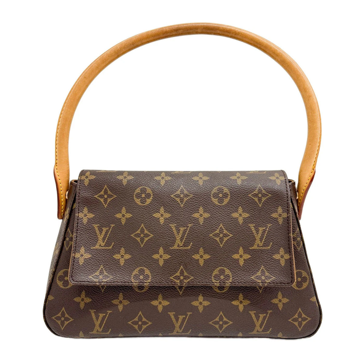LOUIS VUITTON Brown Monogram Canvas Shoulder Bag