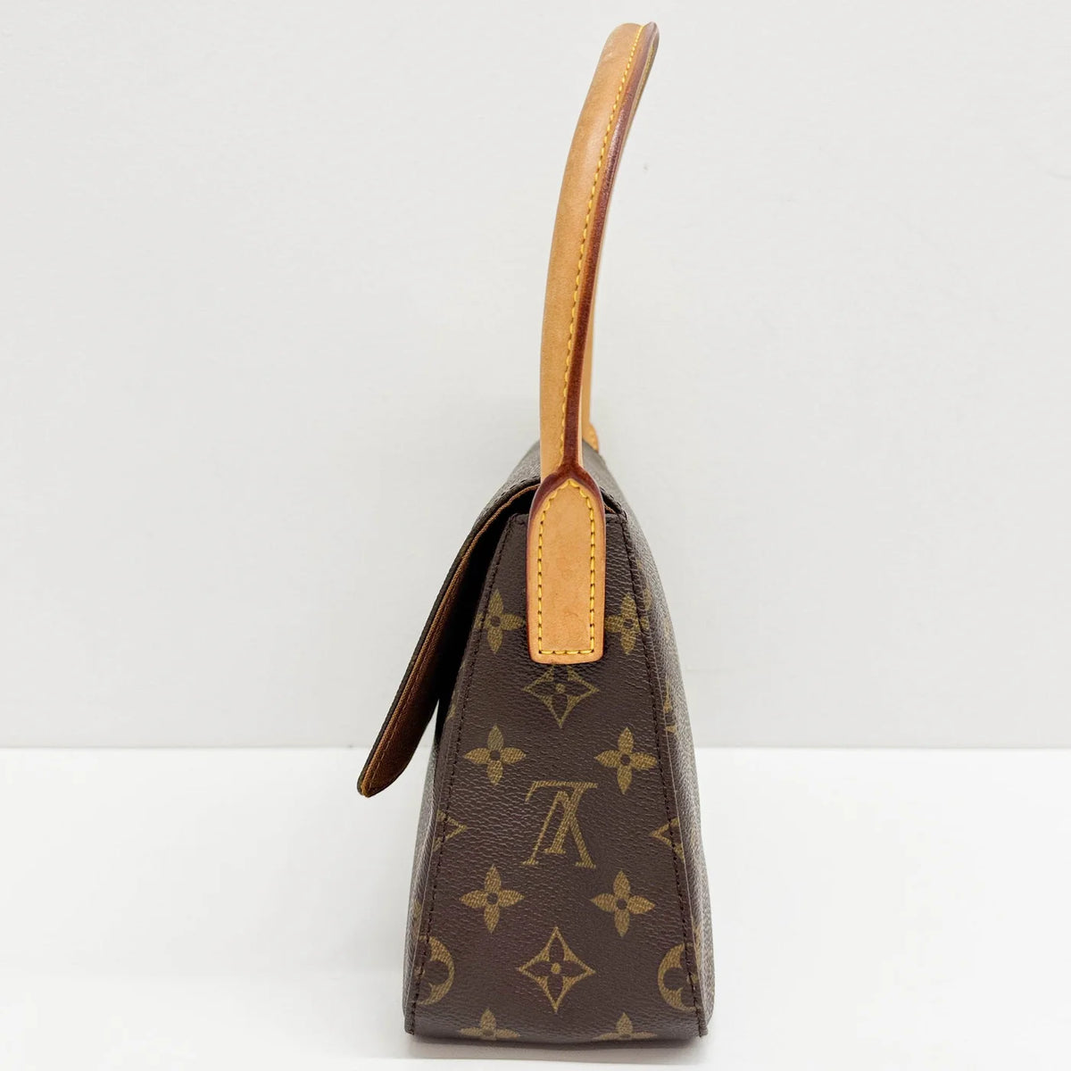 LOUIS VUITTON Brown Monogram Canvas Shoulder Bag