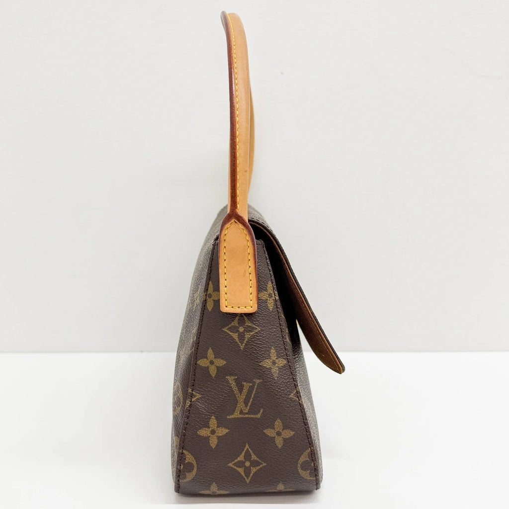 LOUIS VUITTON Brown Monogram Canvas Shoulder Bag