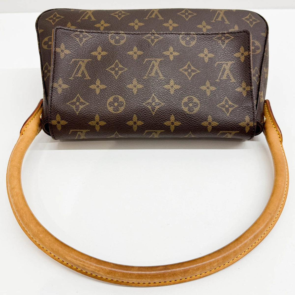 LOUIS VUITTON Brown Monogram Canvas Shoulder Bag