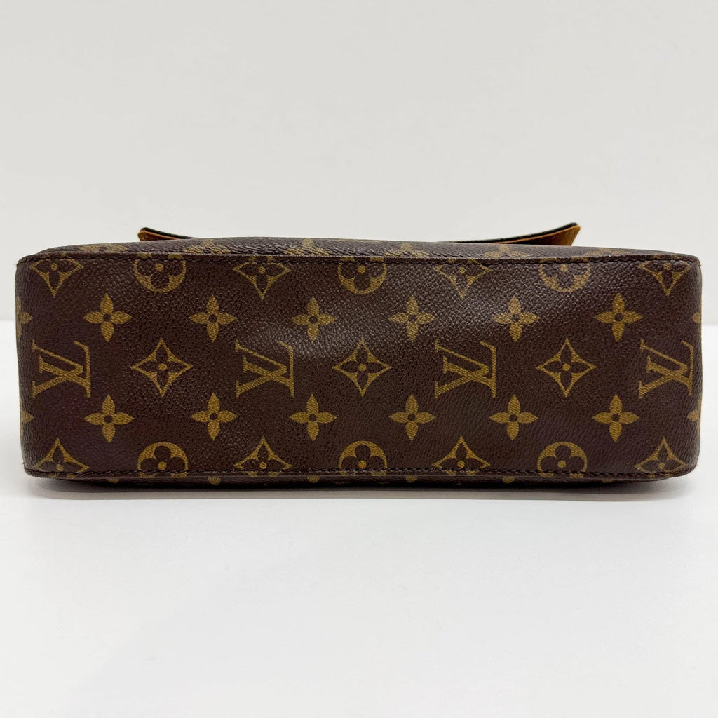 LOUIS VUITTON Brown Monogram Canvas Shoulder Bag