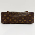 LOUIS VUITTON Brown Monogram Canvas Shoulder Bag
