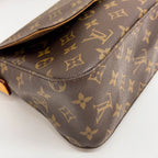 LOUIS VUITTON Brown Monogram Canvas Shoulder Bag
