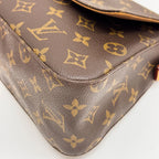 LOUIS VUITTON Brown Monogram Canvas Shoulder Bag