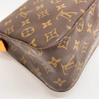LOUIS VUITTON Brown Monogram Canvas Shoulder Bag