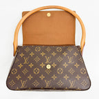 LOUIS VUITTON Brown Monogram Canvas Shoulder Bag