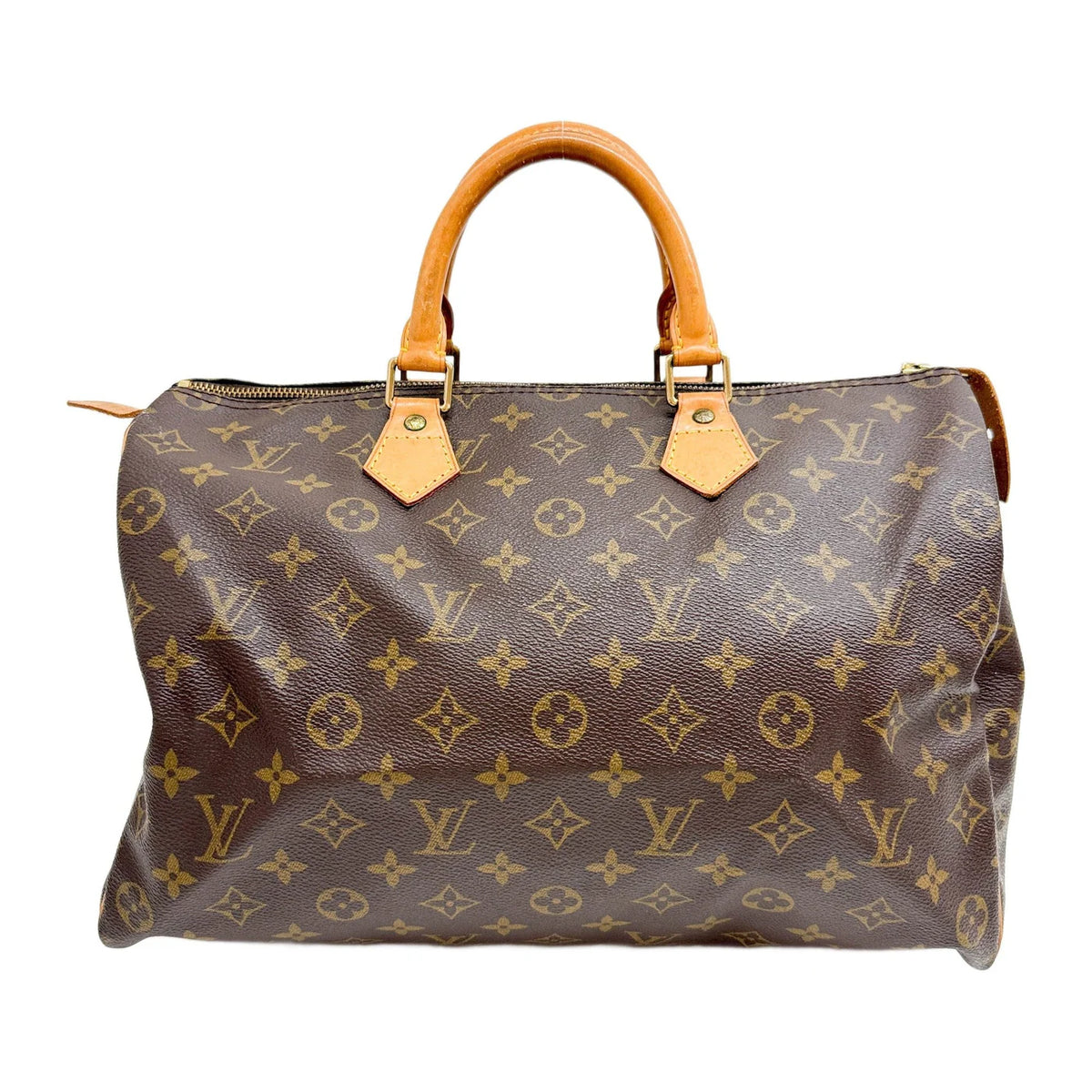 LOUIS VUITTON Speedy 35 Brown Monogram Canvas Hand Bag