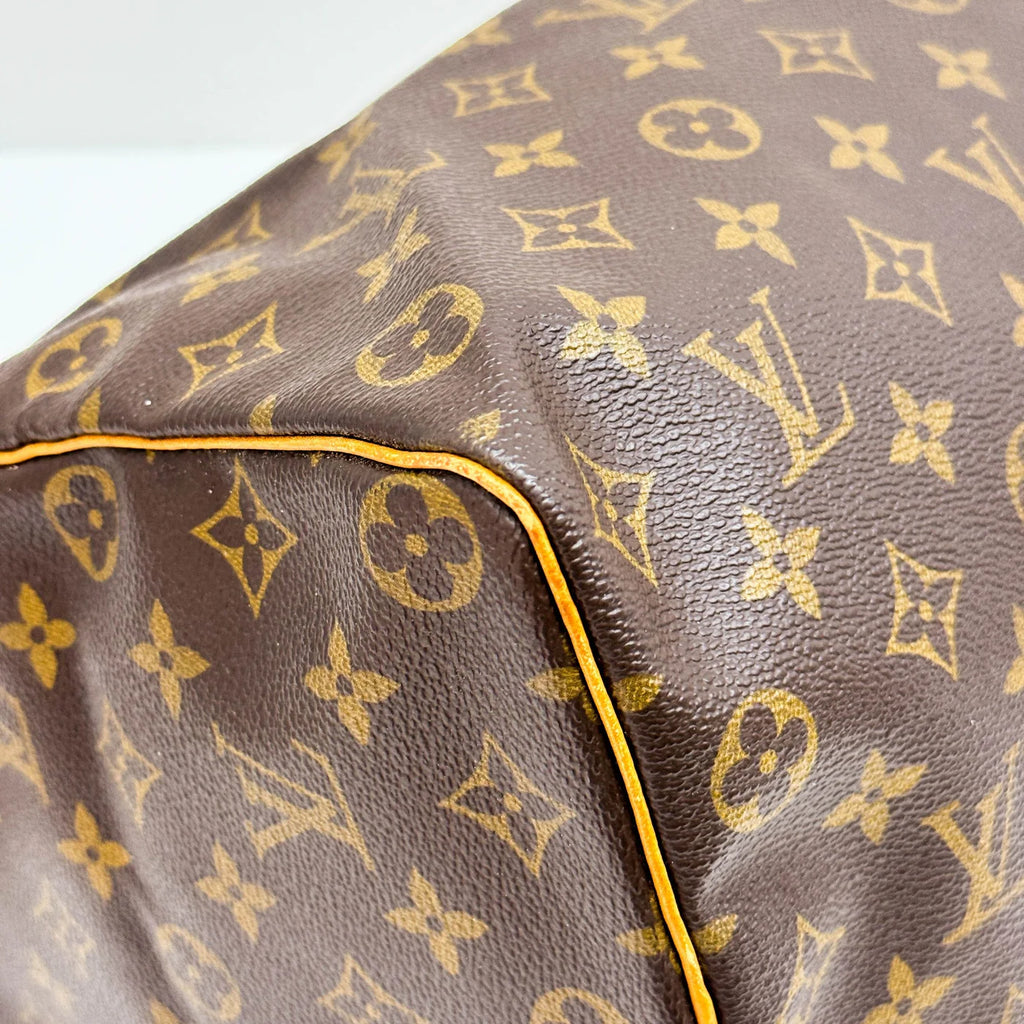 LOUIS VUITTON Speedy 35 Brown Monogram Canvas Hand Bag