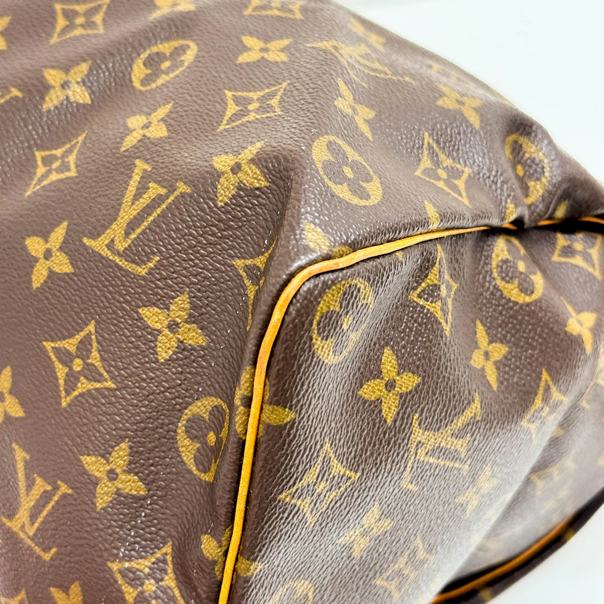 LOUIS VUITTON Speedy 35 Brown Monogram Canvas Hand Bag