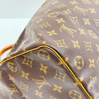 LOUIS VUITTON Speedy 35 Brown Monogram Canvas Hand Bag