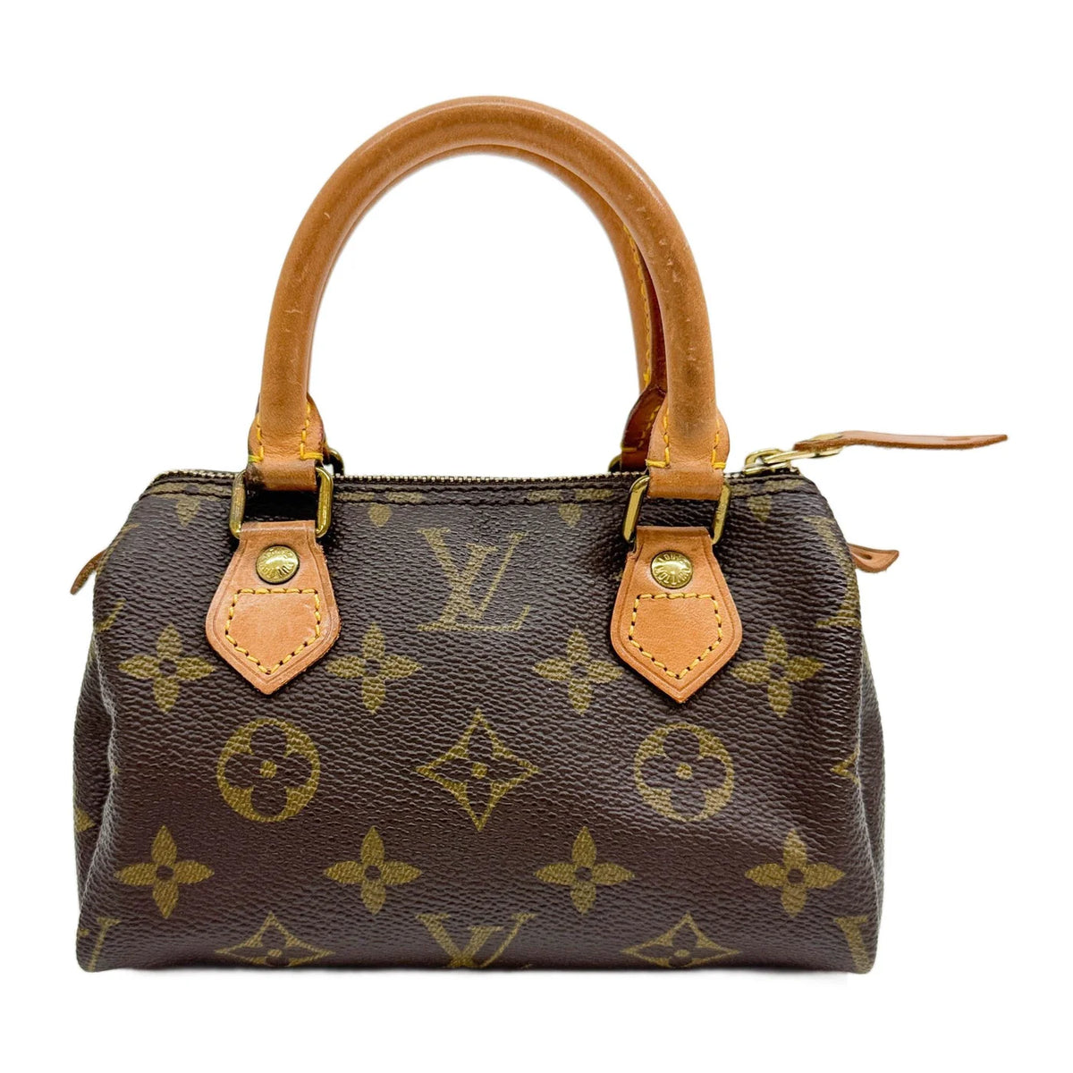LOUIS VUITTON Nano Speedy Brown Monogram Canvas (Strap Included)