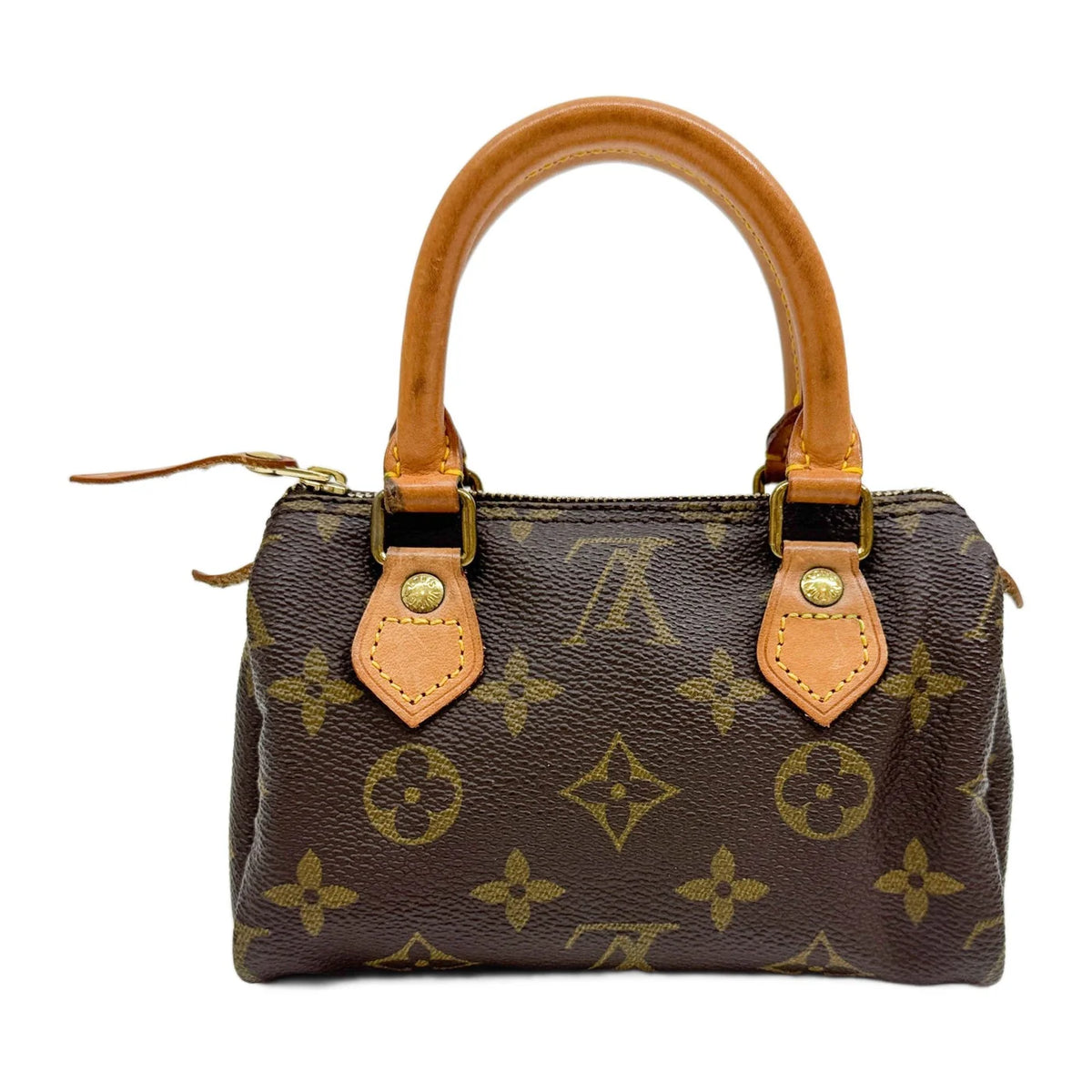 LOUIS VUITTON Nano Speedy Brown Monogram Canvas (Strap Included)