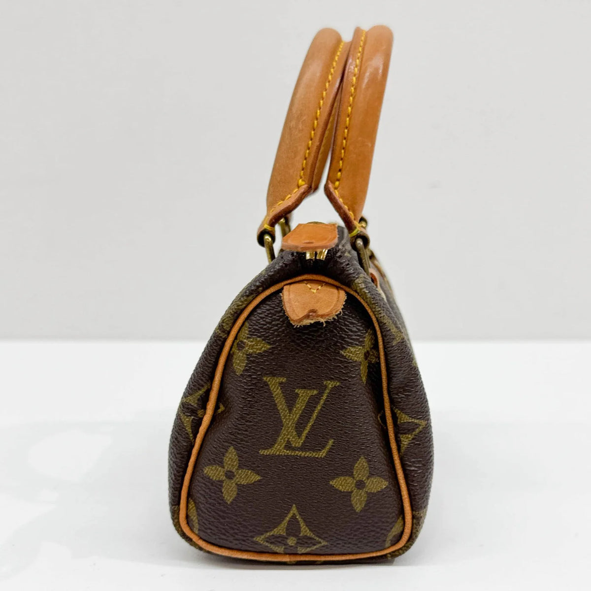 LOUIS VUITTON Nano Speedy Brown Monogram Canvas (Strap Included)
