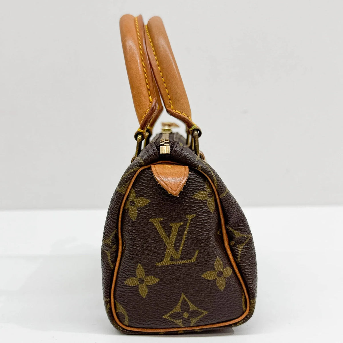 LOUIS VUITTON Nano Speedy Brown Monogram Canvas (Strap Included)