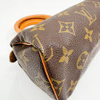 LOUIS VUITTON Nano Speedy Brown Monogram Canvas (Strap Included)