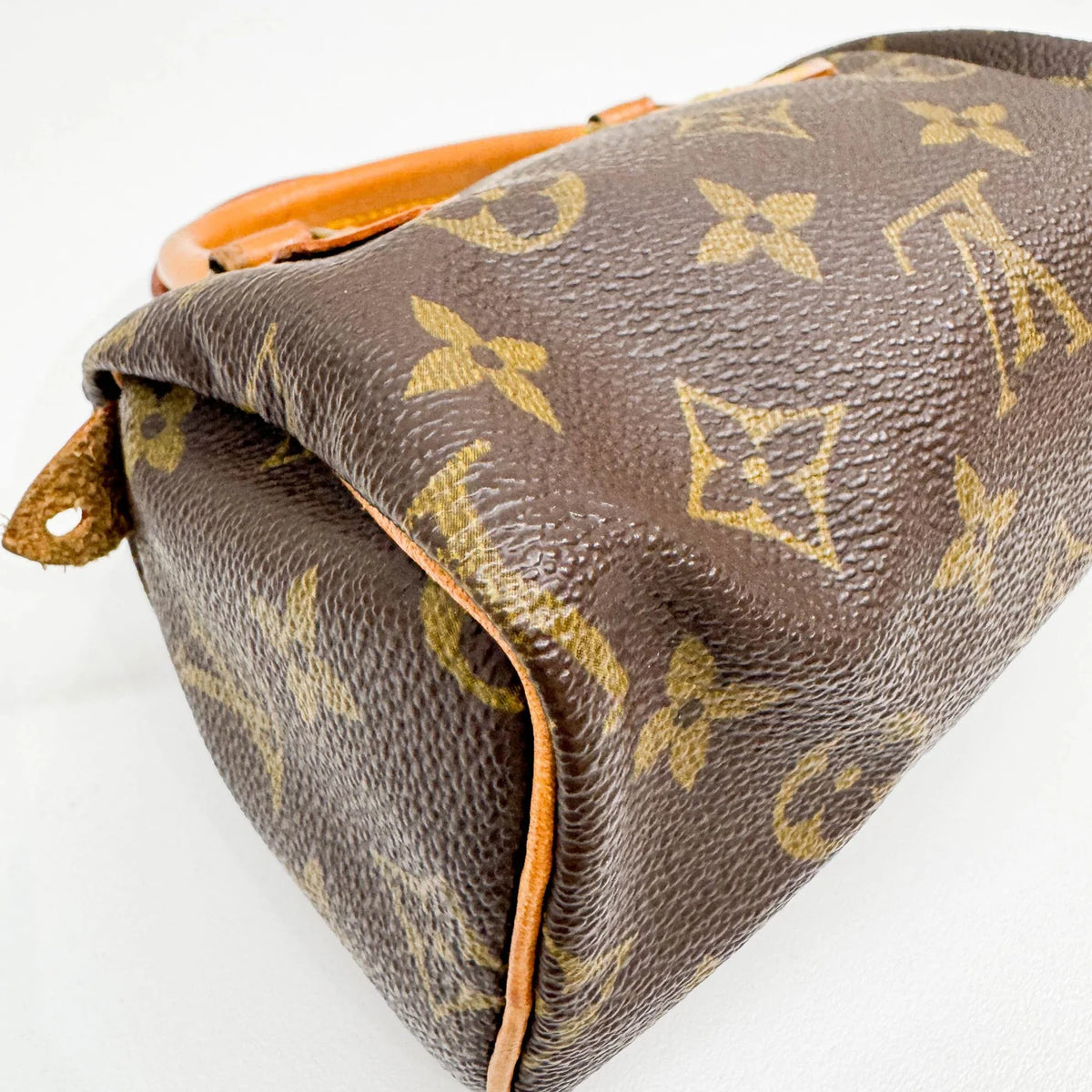 LOUIS VUITTON Nano Speedy Brown Monogram Canvas (Strap Included)