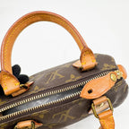 LOUIS VUITTON Nano Speedy Brown Monogram Canvas (Strap Included)