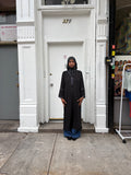 Midnight Black Hooded Djellaba Abaya