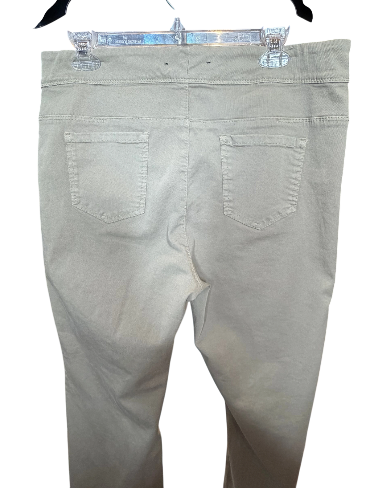 High-Rise Raw Hem Straight-Leg Pants