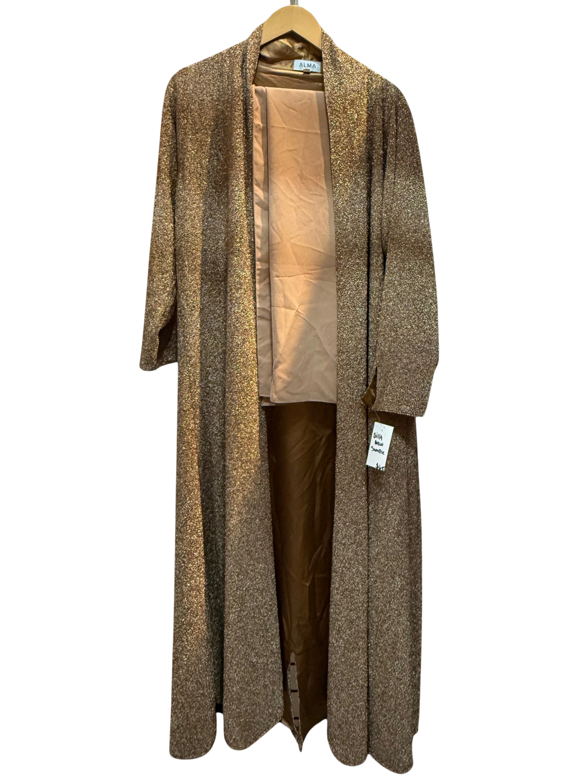 ALMA Silk Blend & Longline Duster Cardigan (Matching Modest Set)