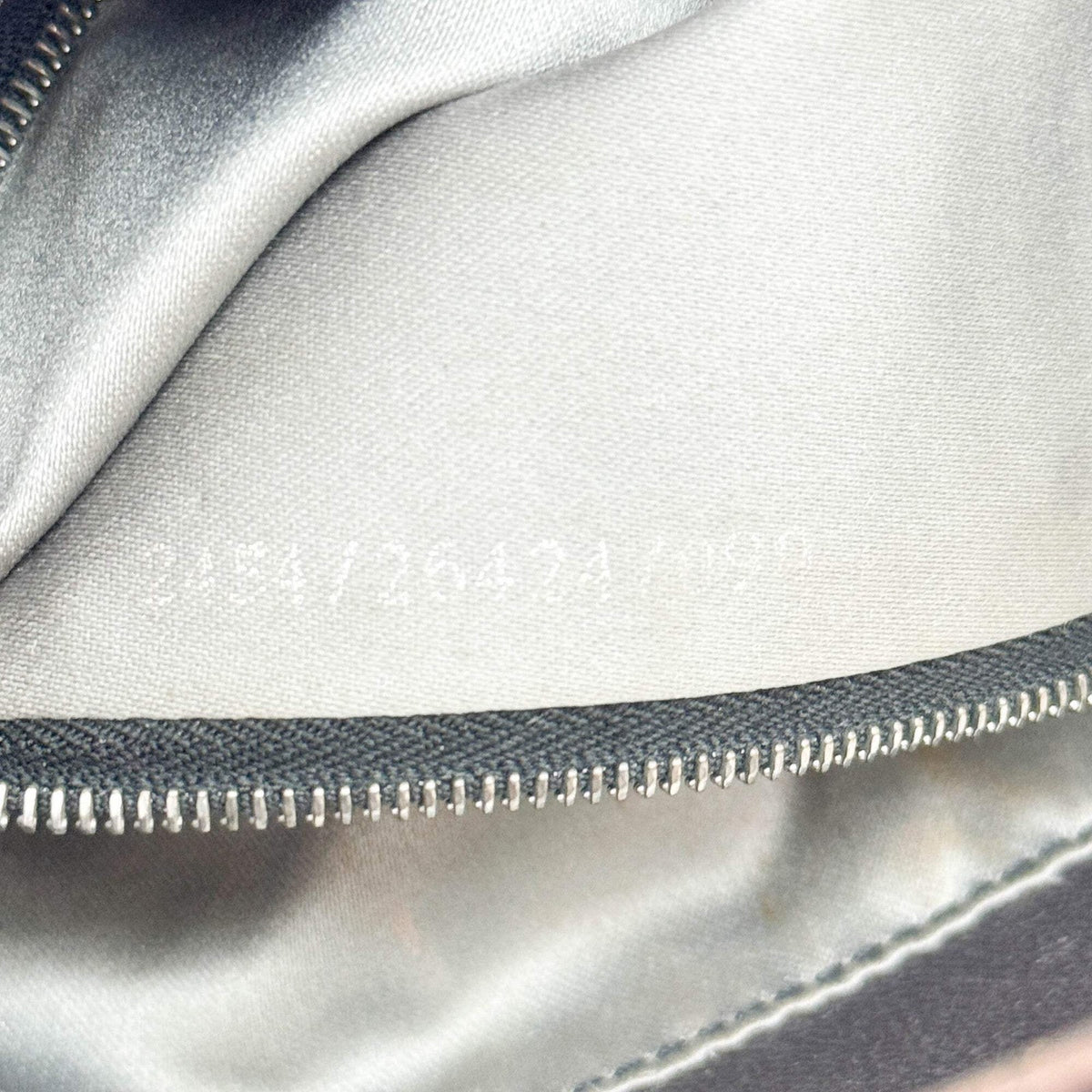 FENDI Baguette Silver Sequin Shoulder Bag